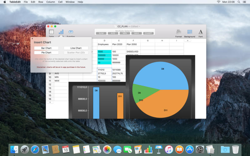 TableEdit Pro for Mac