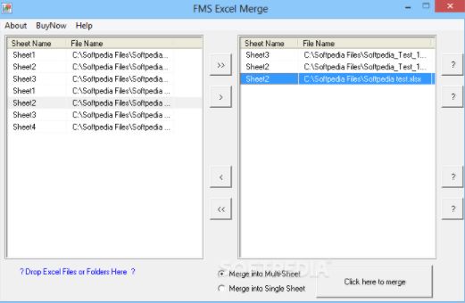 FMS Excel Merge
