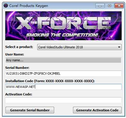 Corel 全系列产品注册机