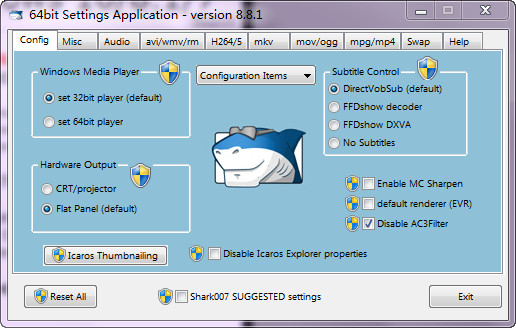 Shark007 Advanced Codecs