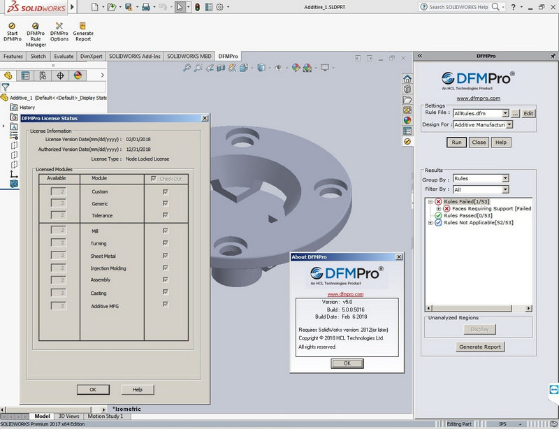 DFMPro for SolidWorks