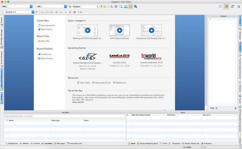 Oxygen XML Editor for Mac