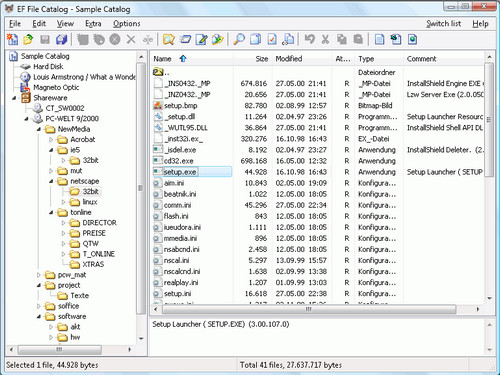 EF File Catalog文件管理器