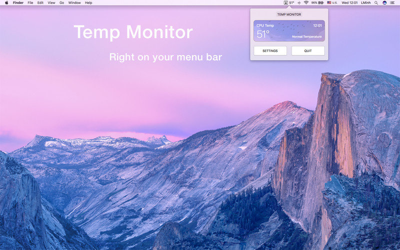 Temp Monitor for Mac 1.1.2 破解