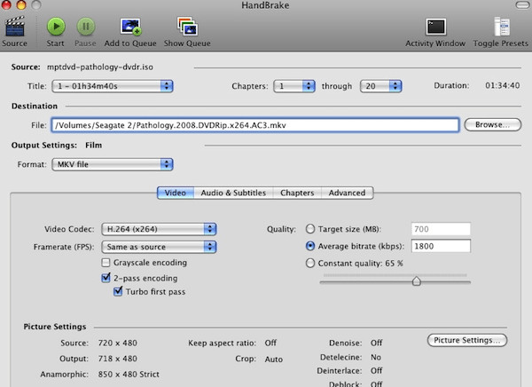 HandBrake for Mac 中文版