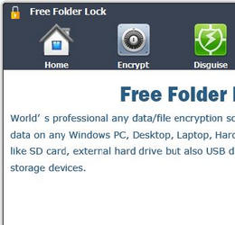 Free Folder Lock文件加密工具 1.1.8