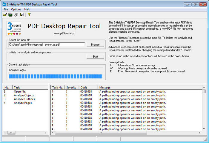 PDF Desktop Repair Tool软件