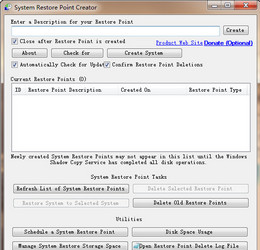 Restore Point Creator 7.0.4 免费版