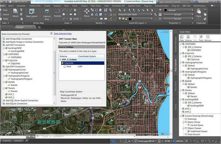 AutoCAD Map 3D 2019 破解