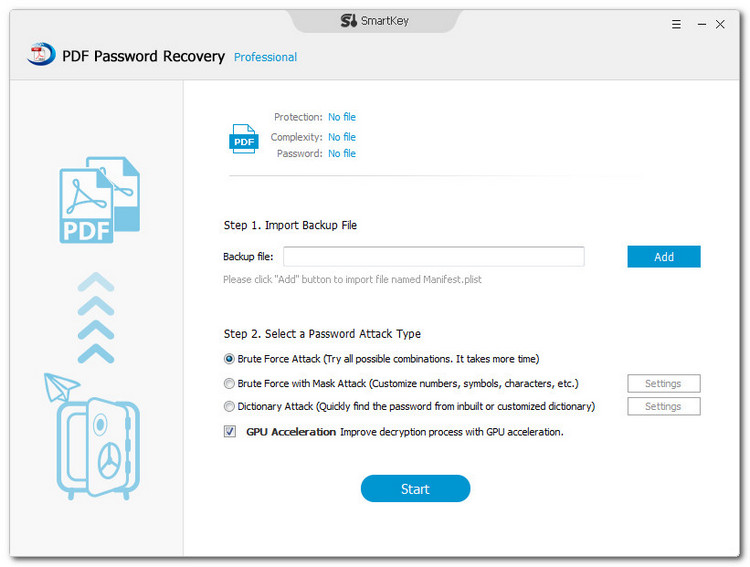 SmartKey PDF Password Recovery Pro