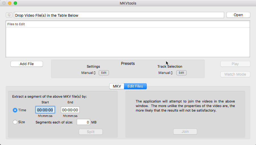 MKVtools for Mac