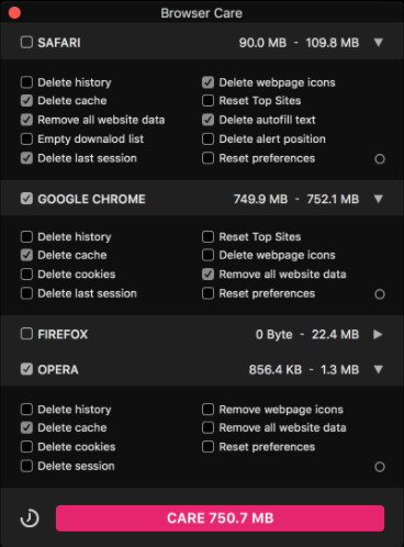 Browser Care for Mac