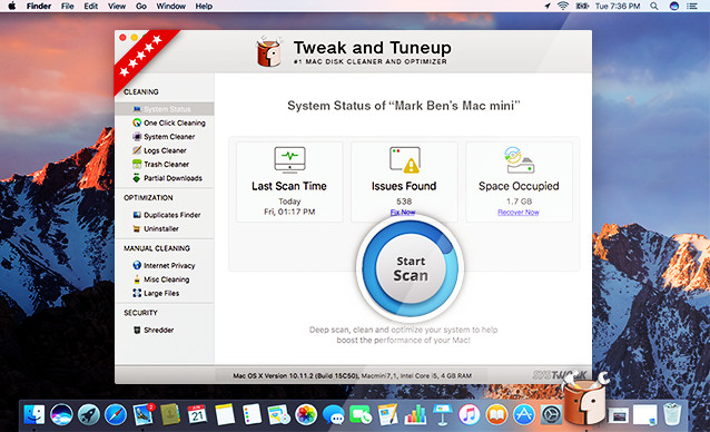 Tweak and Tuneup for Mac