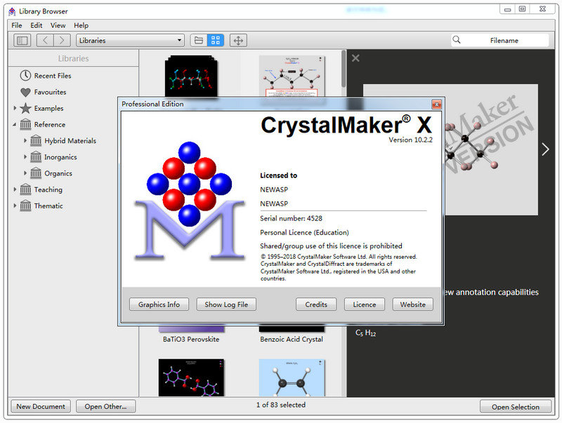 download the new version for windows CrystalMaker 10.8.2.300