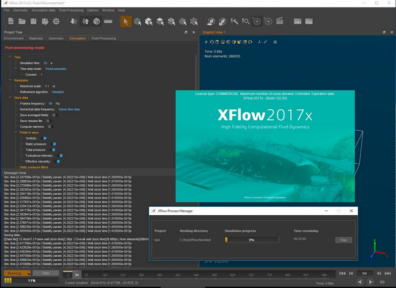 DS Simulia XFlow 2017x（CFD模拟软件）