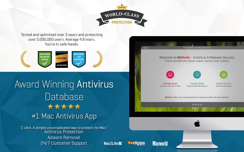 BitMedic AntiVirus Security for Mac