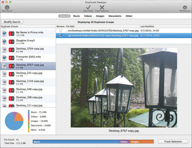 Duplicate Sweeper for Mac