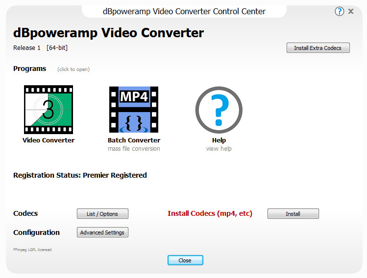 dBpoweramp Video Converter（视频转换软件） R1 免费版