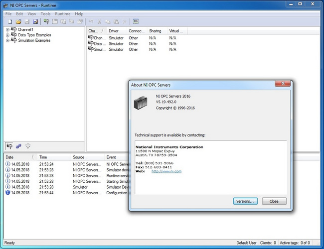 LabVIEW 2018 DSC Module Run-Time System