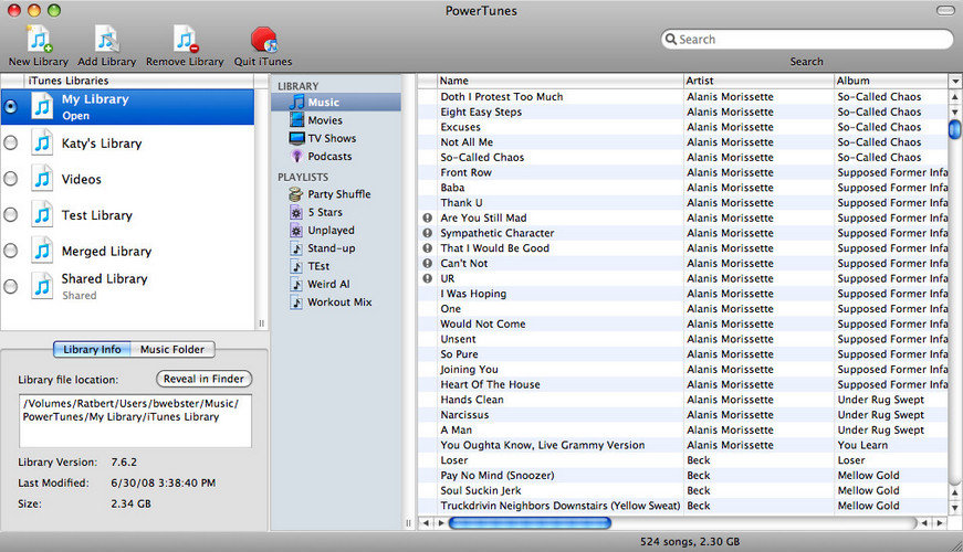 PowerTunes for Mac