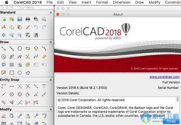 CorelCAD 2018.5.1 for Mac 中文版