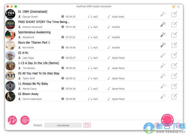 AudFree DRM Audio Converter for Mac 1.0.0 破解