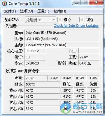 core temep(CPU温控监测工具)