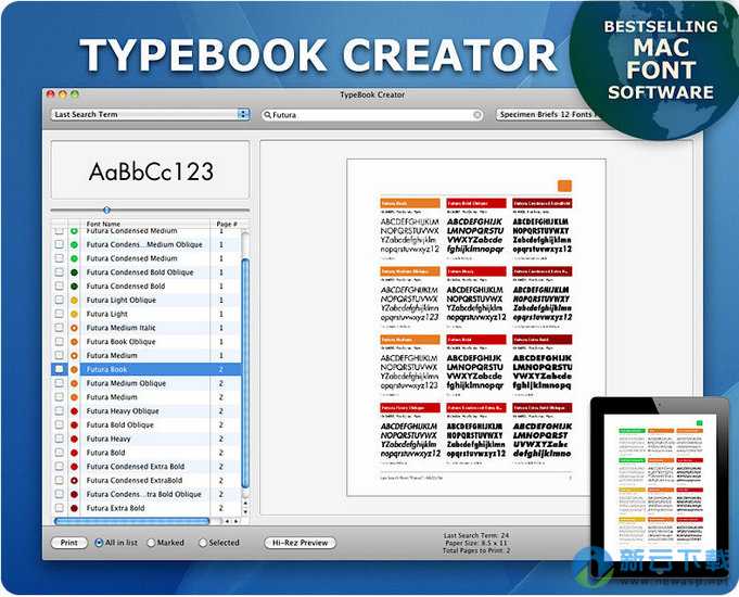 TypeBook Creator for Mac 6.1 破解