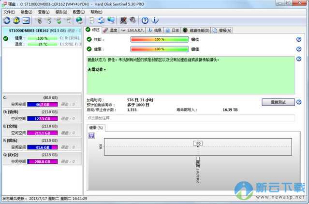 Hard Disk Sentinel PRO绿色便携版