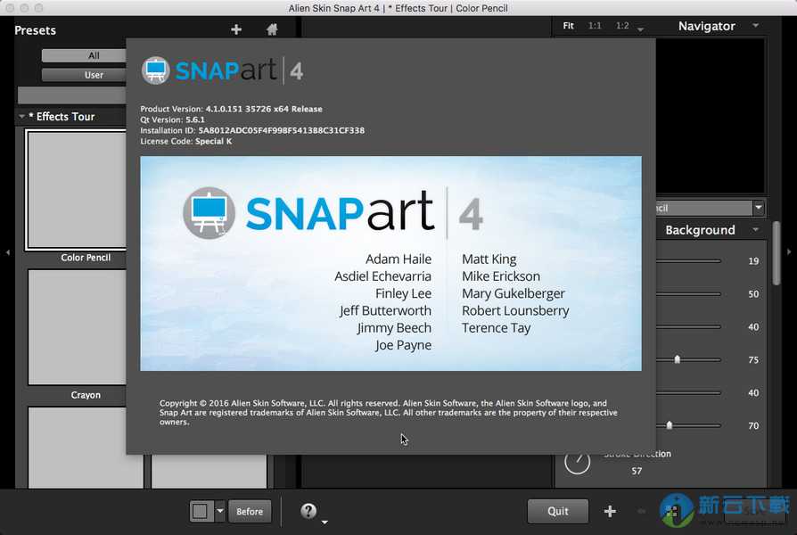 Snap Art 4 for Mac（PS手绘画效果滤镜） 4.1.1.181 破解