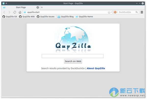 QupZilla浏览器 Linux版 1.8.9