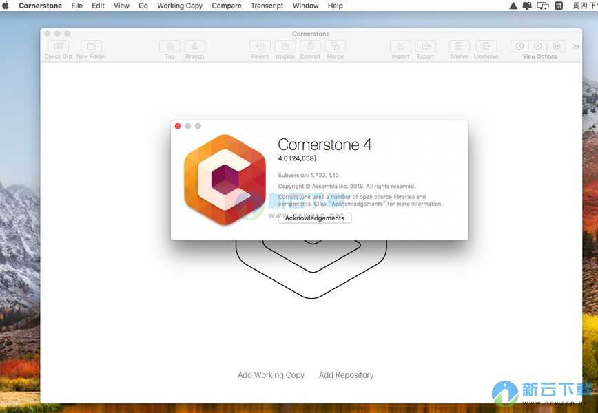 Cornerstone 4 for Mac 4.0 破解