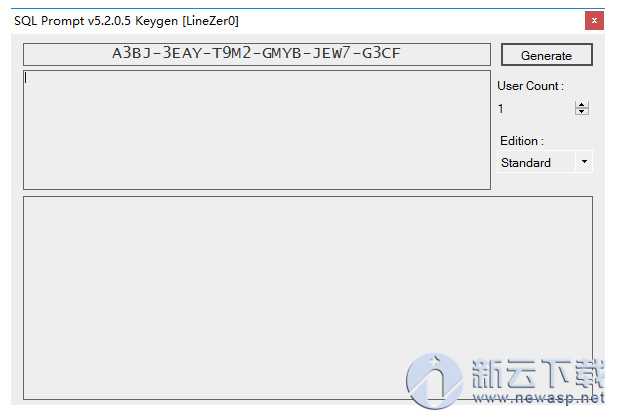 SQL prompt 9 注册机