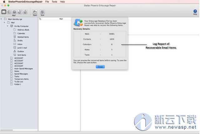 Entourage Repair for mac 2.0 破解