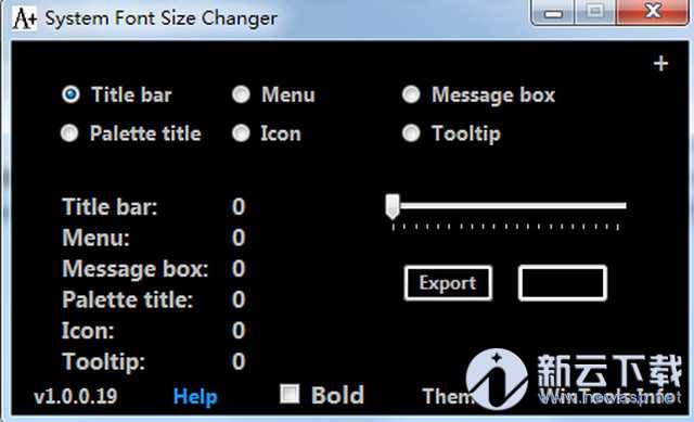System Font Size Changer(系统字体大小修改工具)