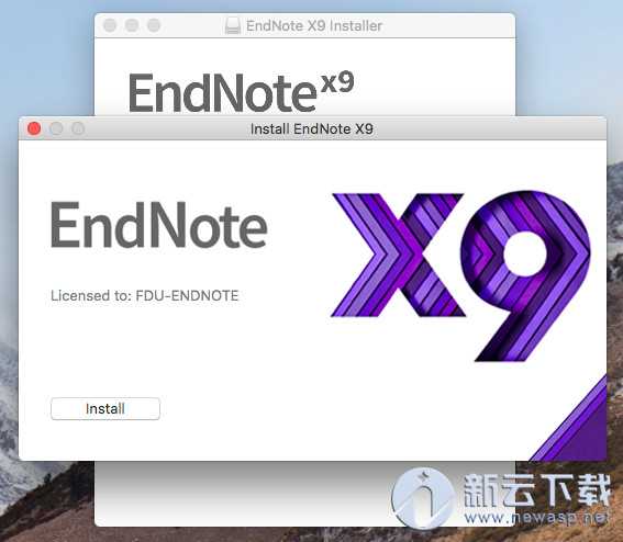 EndNote X9 Mac 大客户版