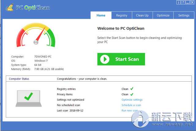 Seguro PC OptiClean 4.3