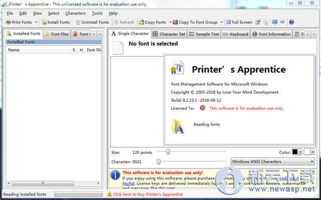Printers Apprentice(字体管理工具) 8.2.23.1 破解