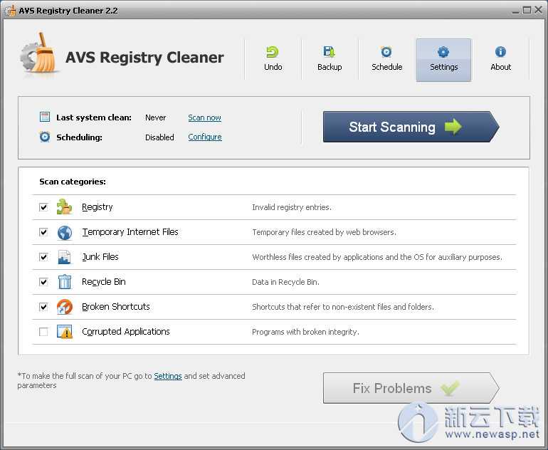 AVS Registry Cleaner(注册表清理工具)