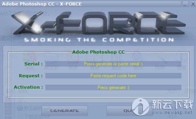 Adobe Photoshop CC注册机