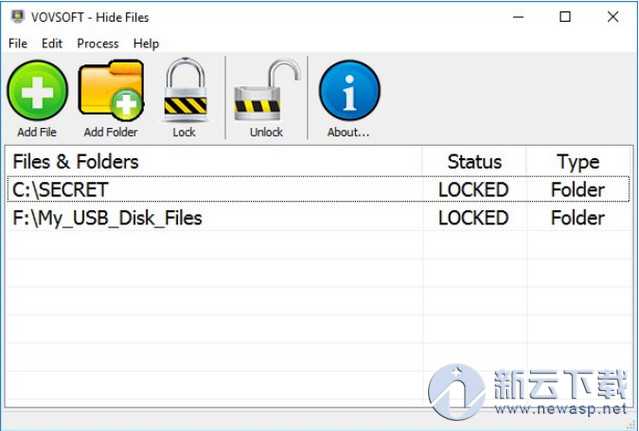 VovSoft Hide Files