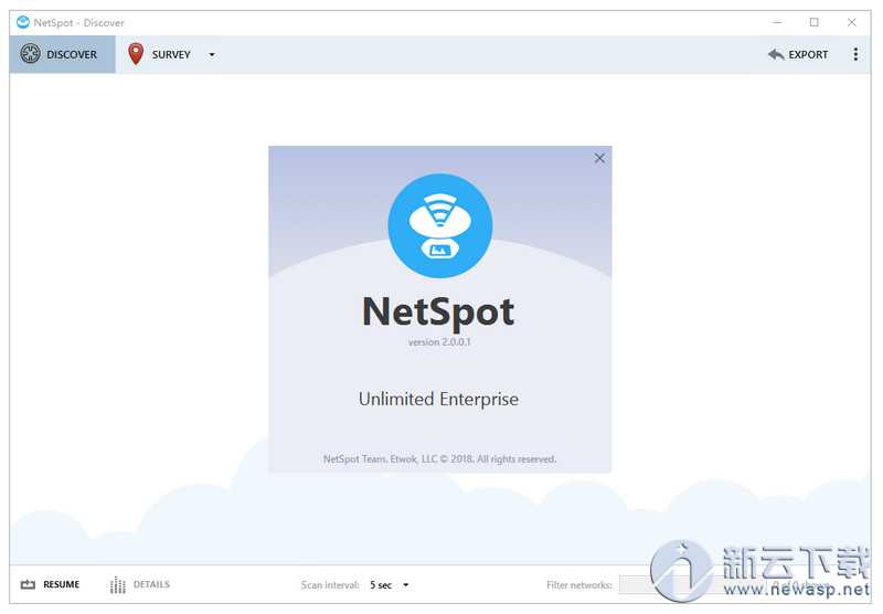 NetSpot激活版 2.0.0.1 免注册码