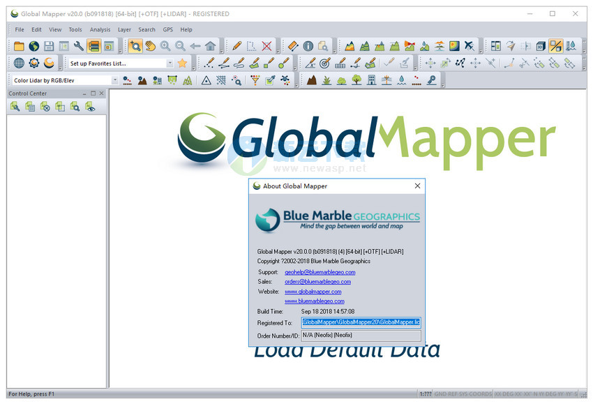 Global Mapper 20 破解 20.0.0 含安装教程
