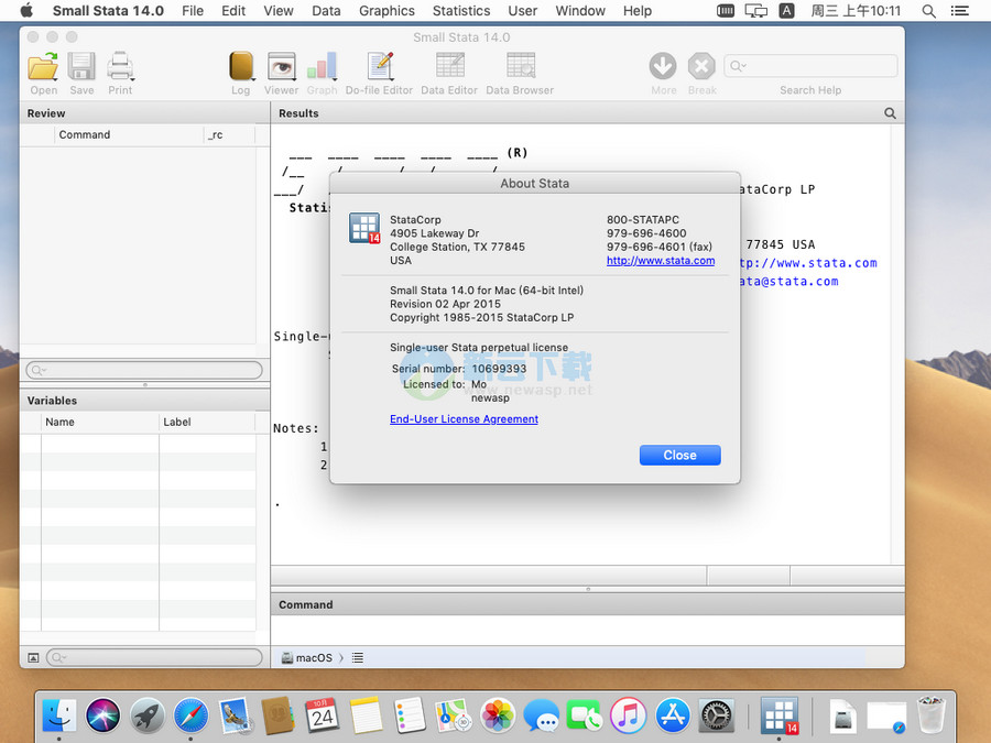 Stata 14 for Mac 破解