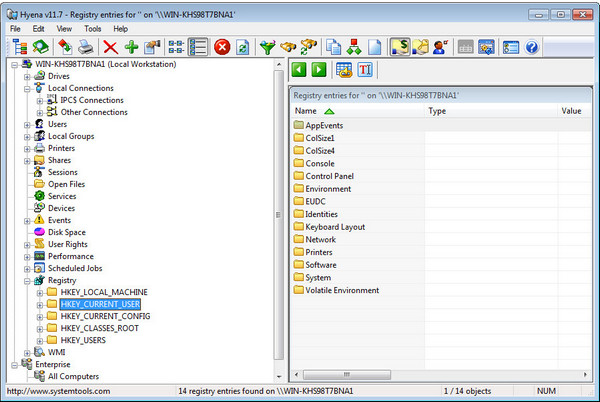 SystemTools Hyena(系统管理工具)