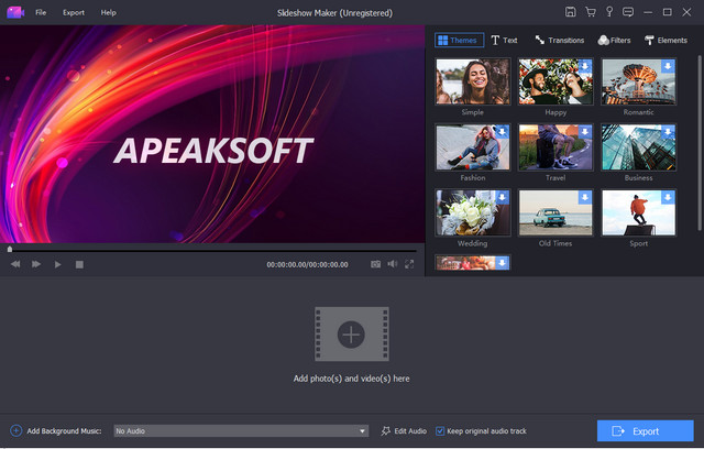 Apeaksoft Slideshow Maker