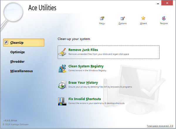 Ace Utilities(系统优化工具) 6.4 破解