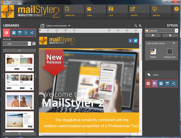 MailStyler(邮件模板编辑工具) 2.5.0.1 破解