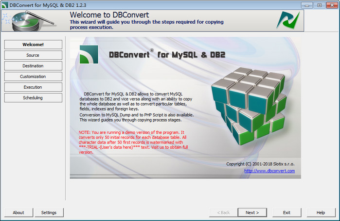 DBConvert for MySQL破解