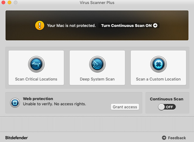 VirusScannerPlus Mac破解 3.11